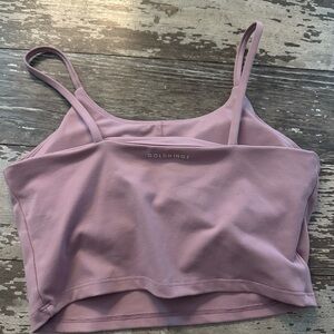 Pink Goldhinge cropped tank